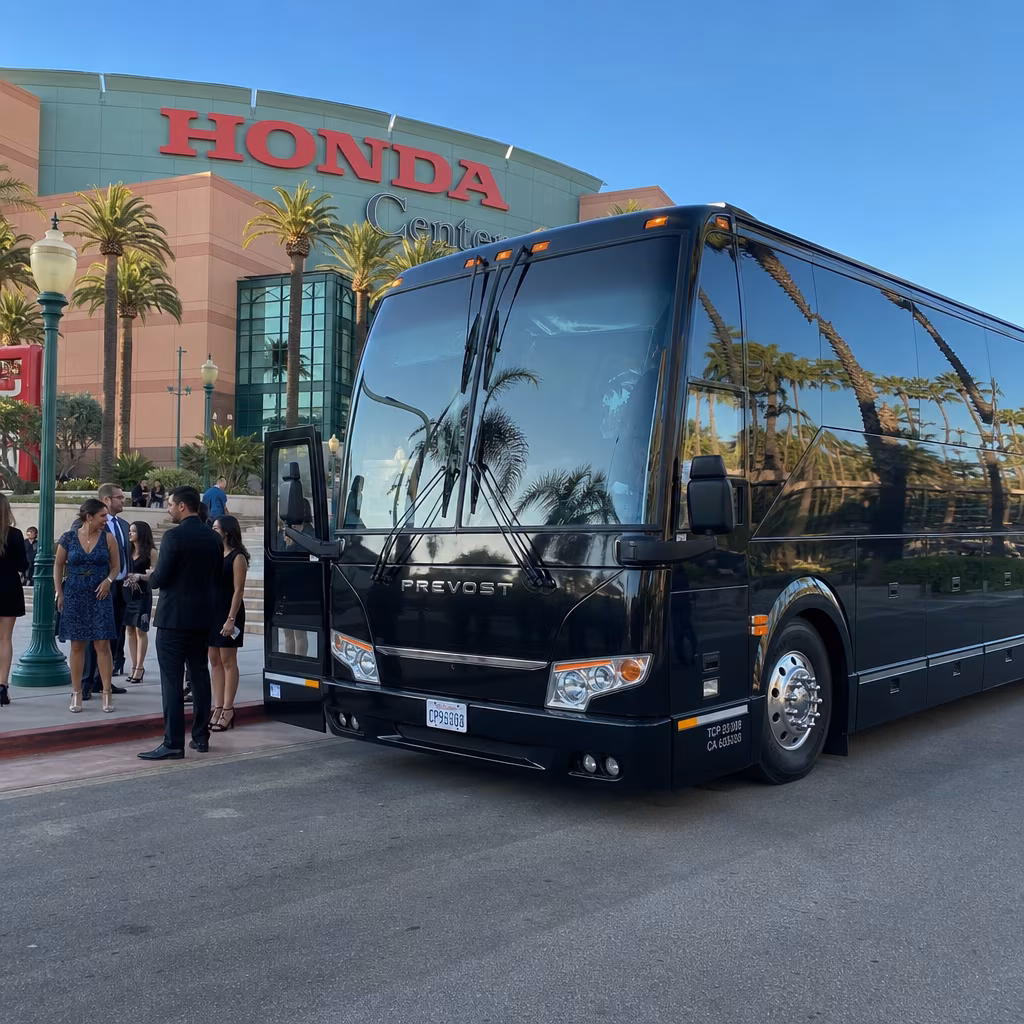 Rent a Bus to Honda Center