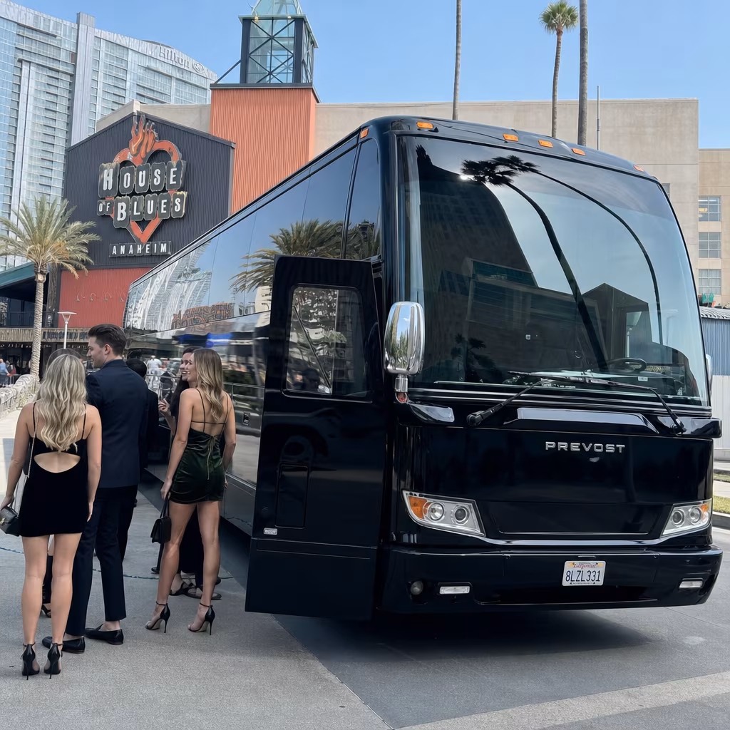 Rent a Bus to House of Blues Anaheim