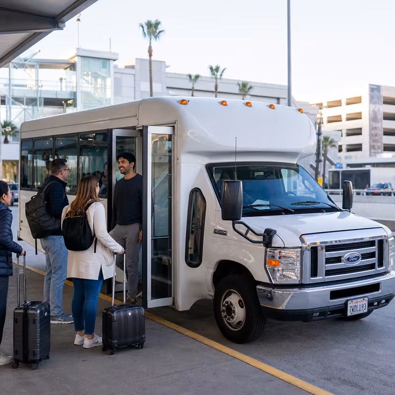Anaheim Airport Transportation fleet vehicle