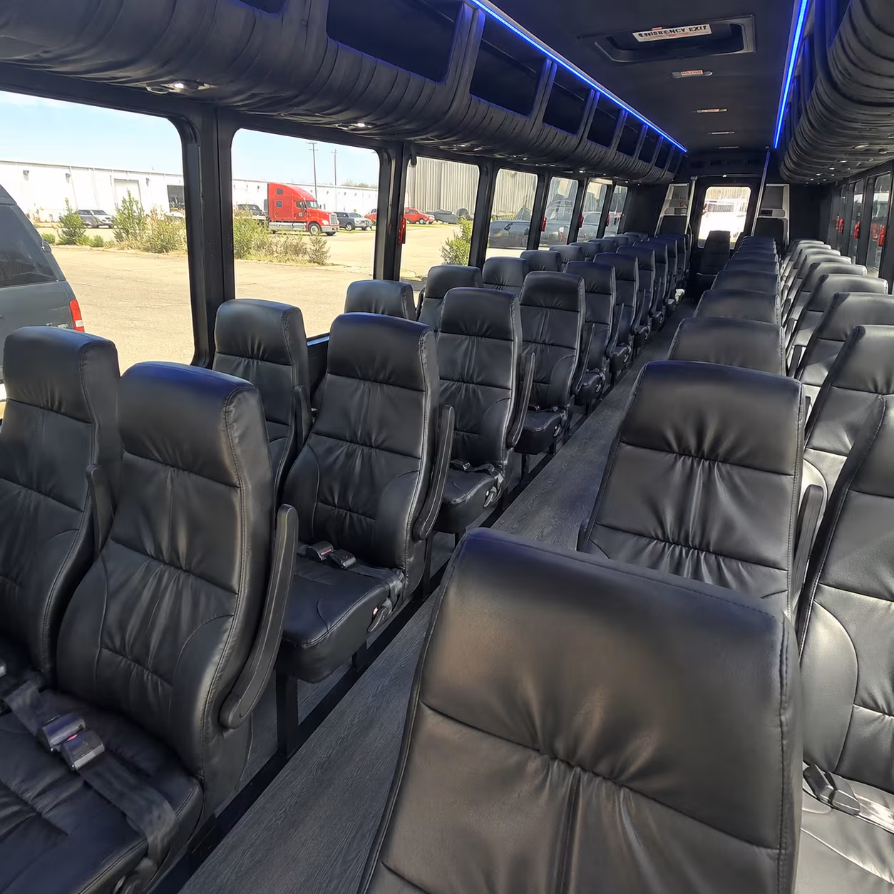 Anaheim Airport Shuttle & Transportation party bus exterior