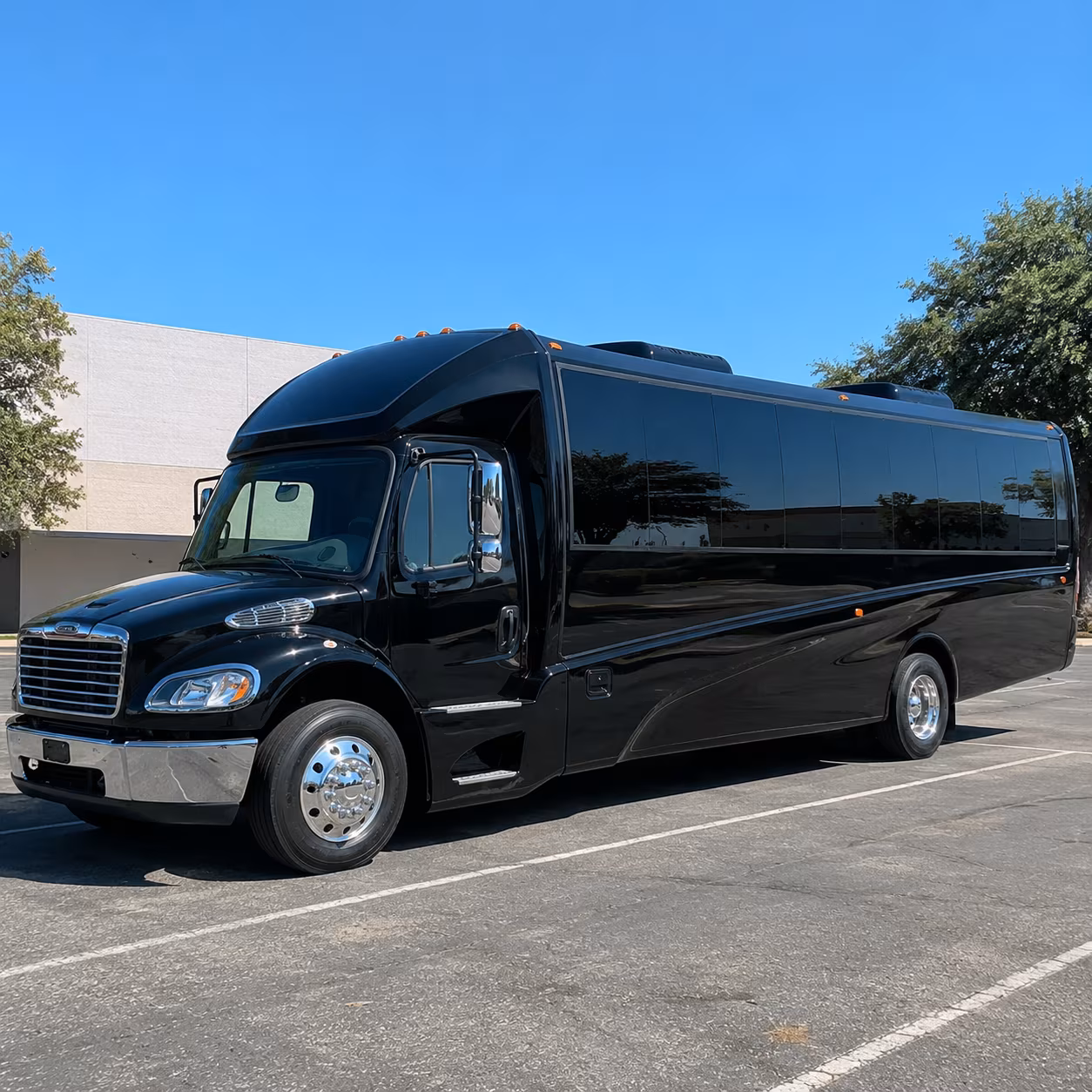 Anaheim Airport Shuttle & Transportation party bus exterior