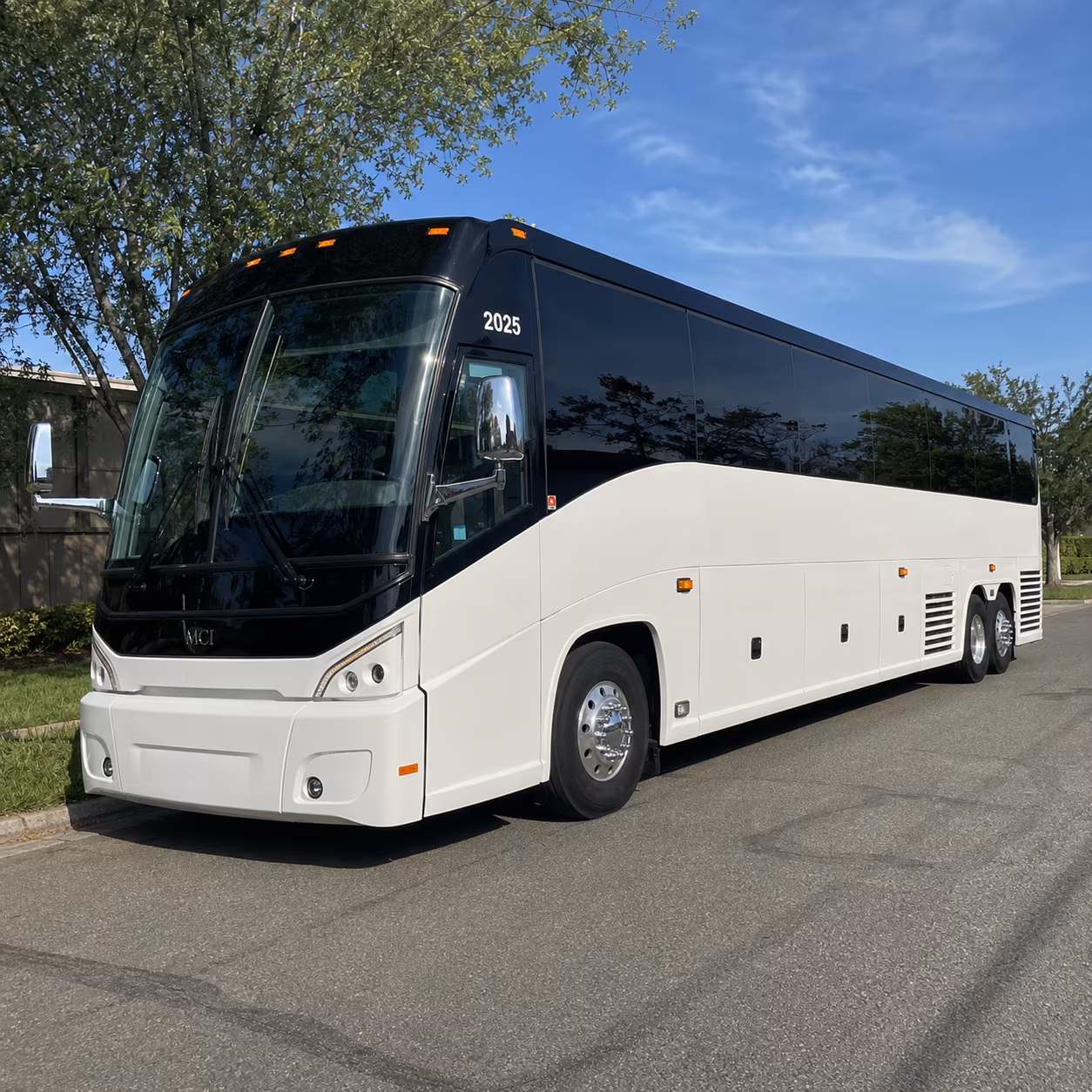 Anaheim Airport Shuttle & Transportation party bus exterior