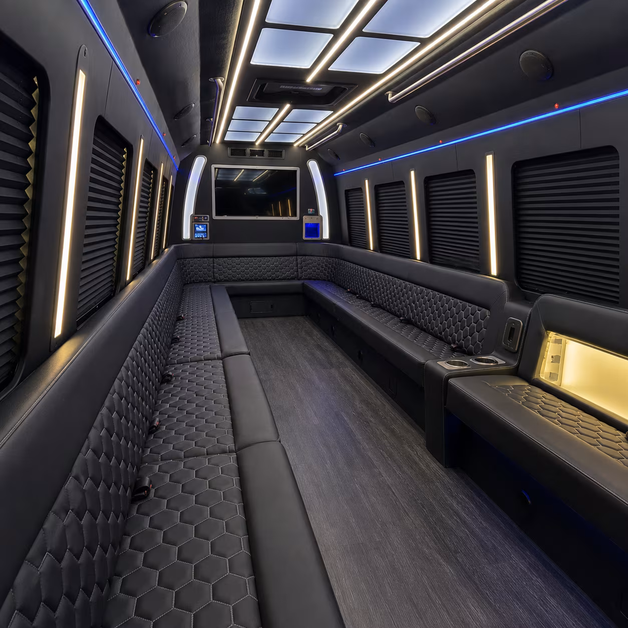 Anaheim Bachelor & Bachelorette Transportation party bus exterior