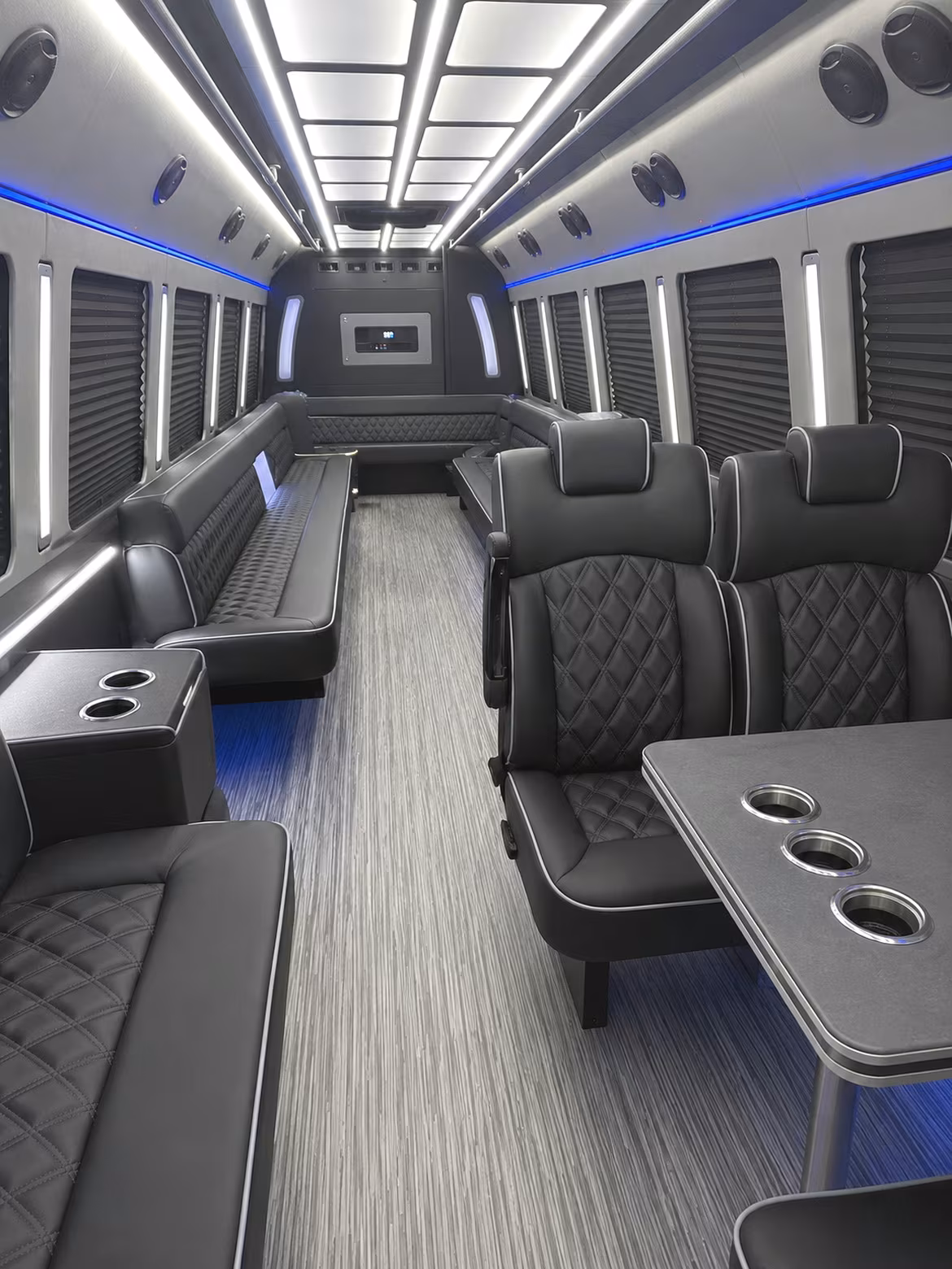 Anaheim Bachelor & Bachelorette Transportation onboard seating