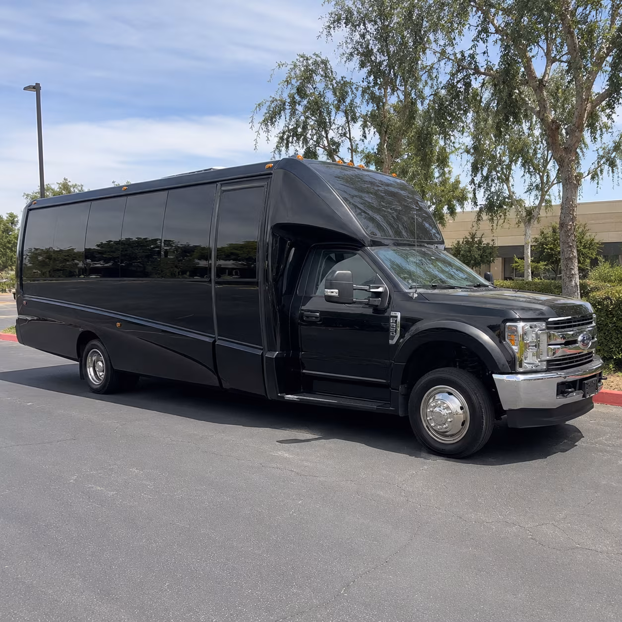 Anaheim Birthday, Sweet 16, & Quinceañera Transportation party bus exterior