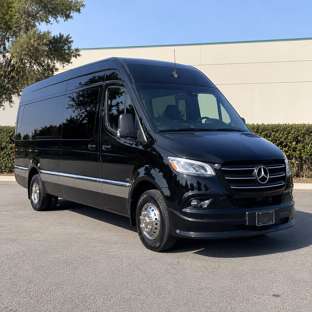 Anaheim Corporate Transportation party bus exterior