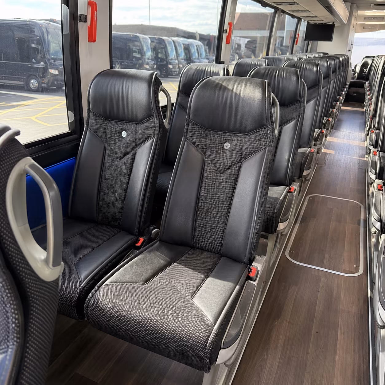 Anaheim Corporate Transportation party bus exterior