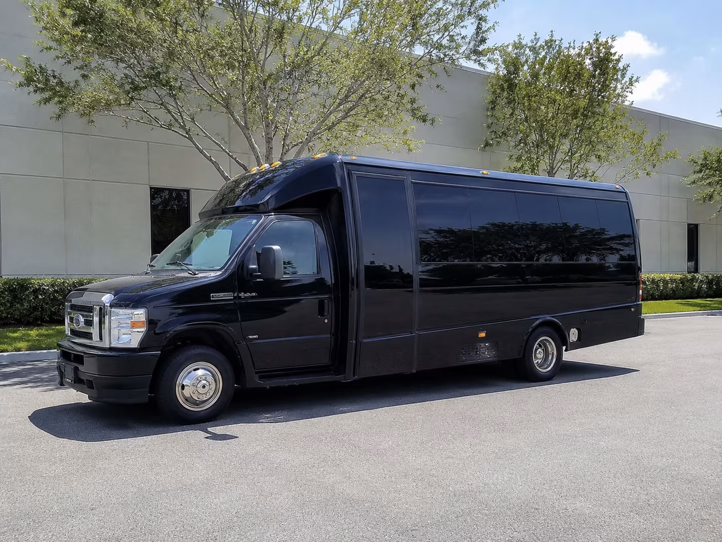 Anaheim Corporate Transportation party bus interior