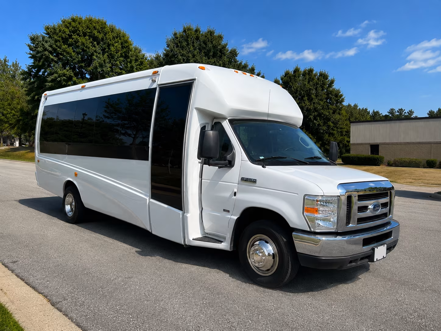Anaheim Corporate Transportation party bus exterior