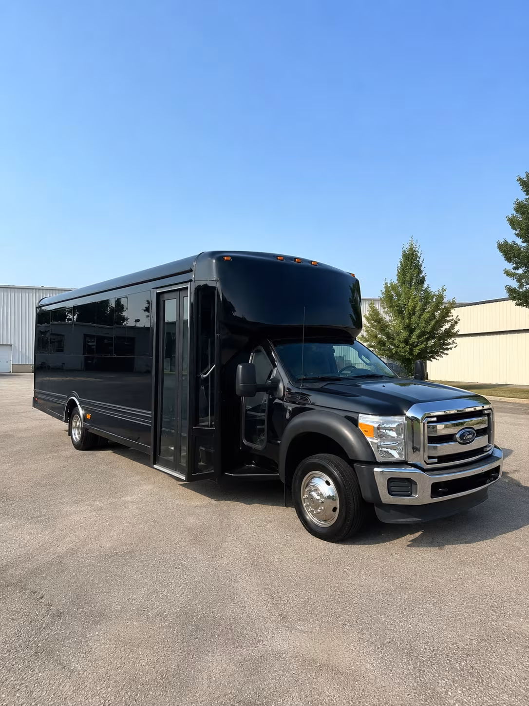 Anaheim Private Event Transportation party bus exterior