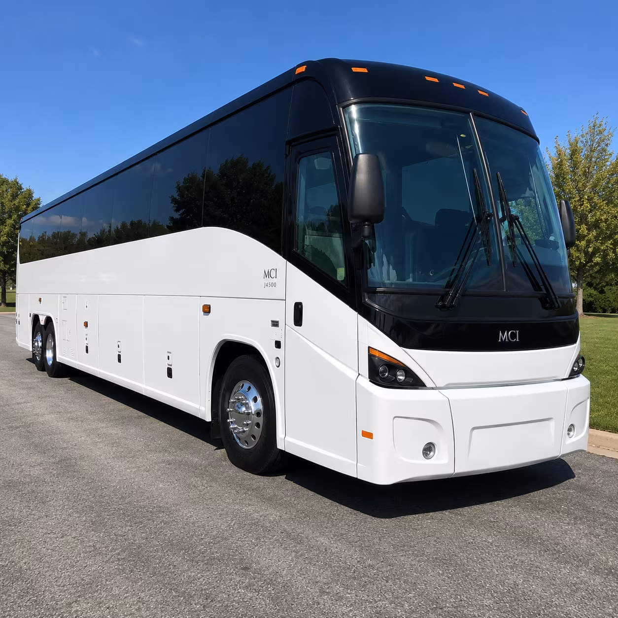 Anaheim School Event Transportation party bus exterior