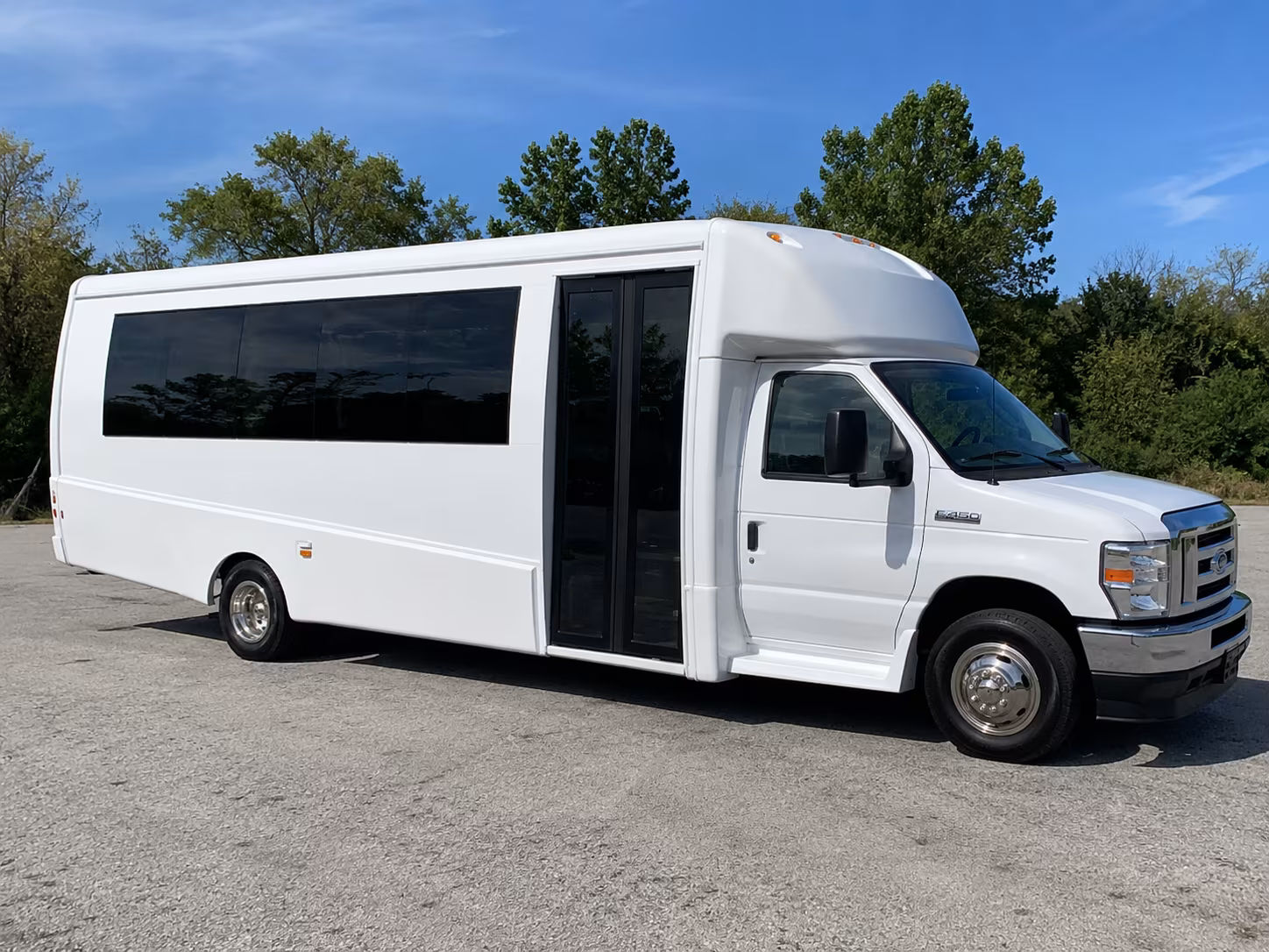 Anaheim Wedding Transportation party bus exterior