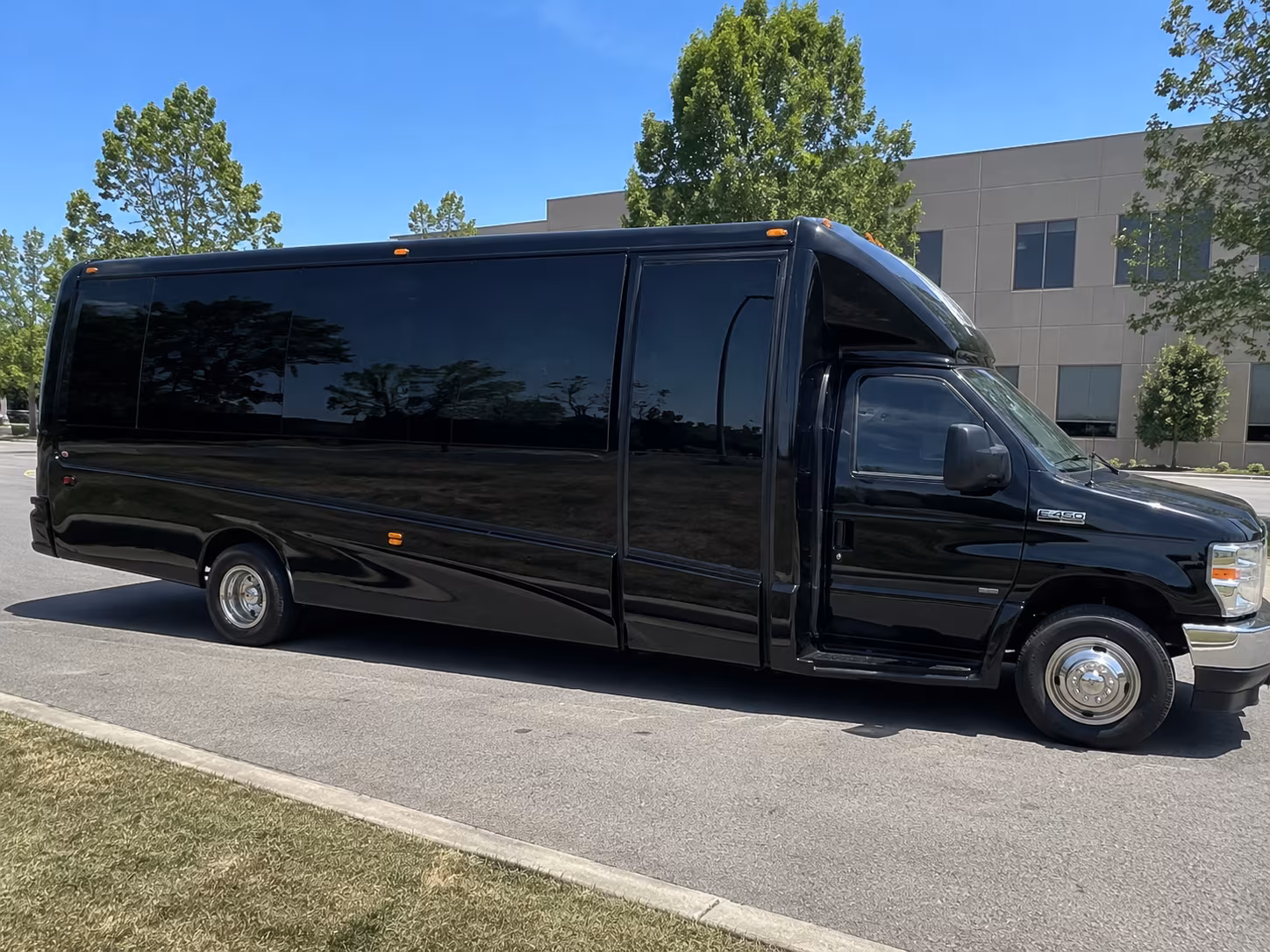 Anaheim Wedding Transportation party bus interior
