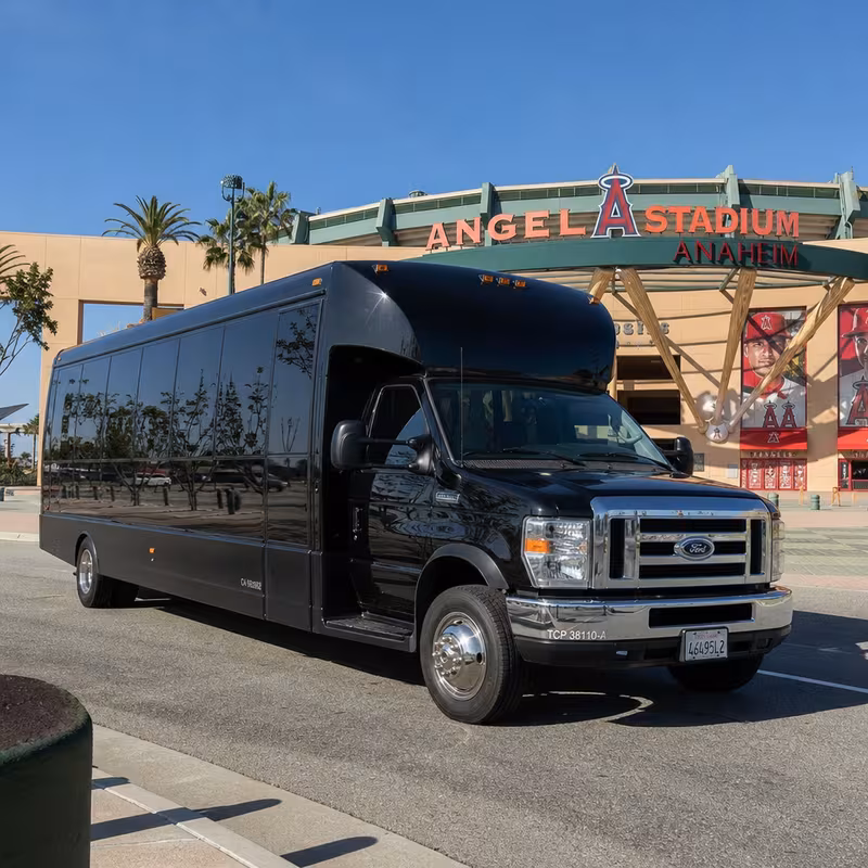Orange Party Bus Rental