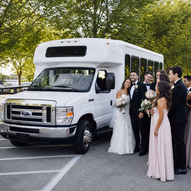Anaheim Wedding Transportation fleet vehicle