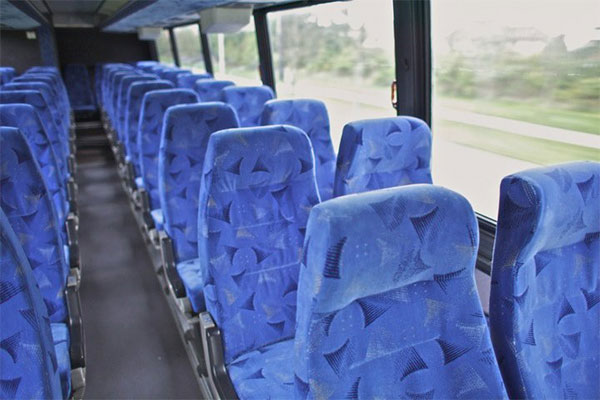 Irvine 56 Passenger Motor Coaches Interior